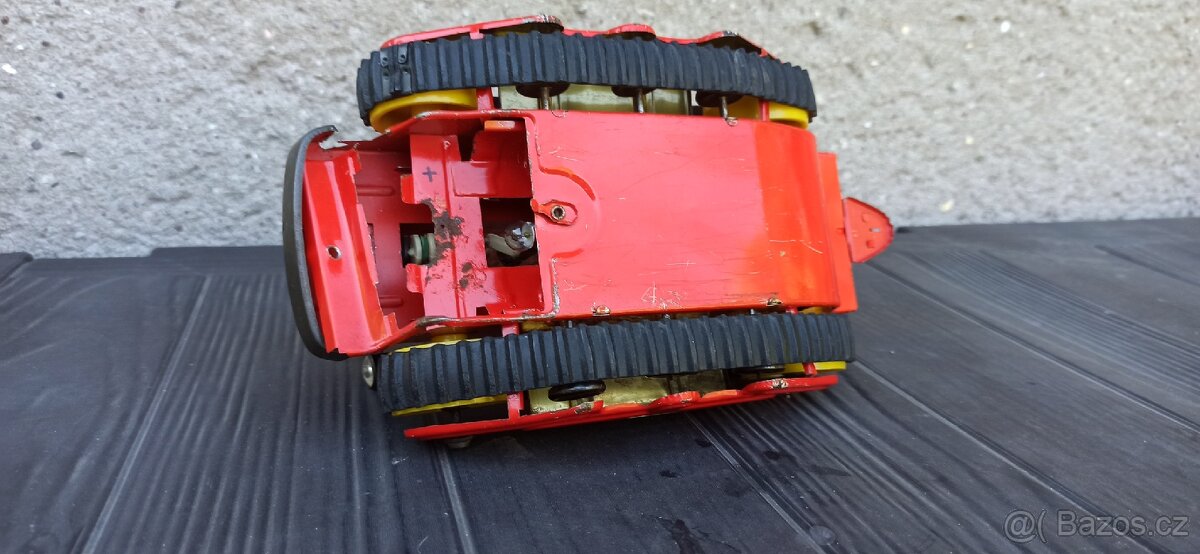 Stará hračka buldozer funkční - 6