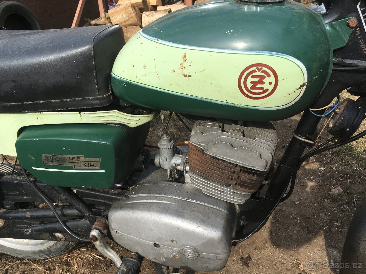 ČZ 125/476 sport původní lak - 6