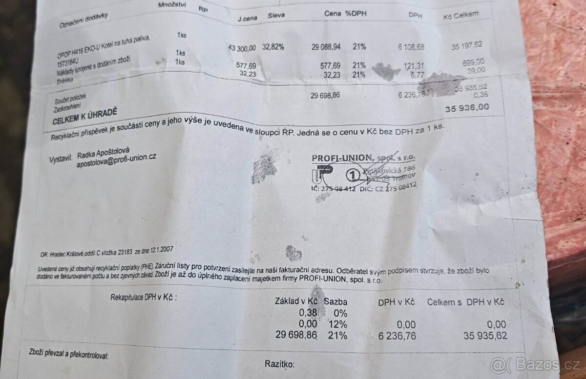 Nový kotel OPOP H416 EKO-U - 6