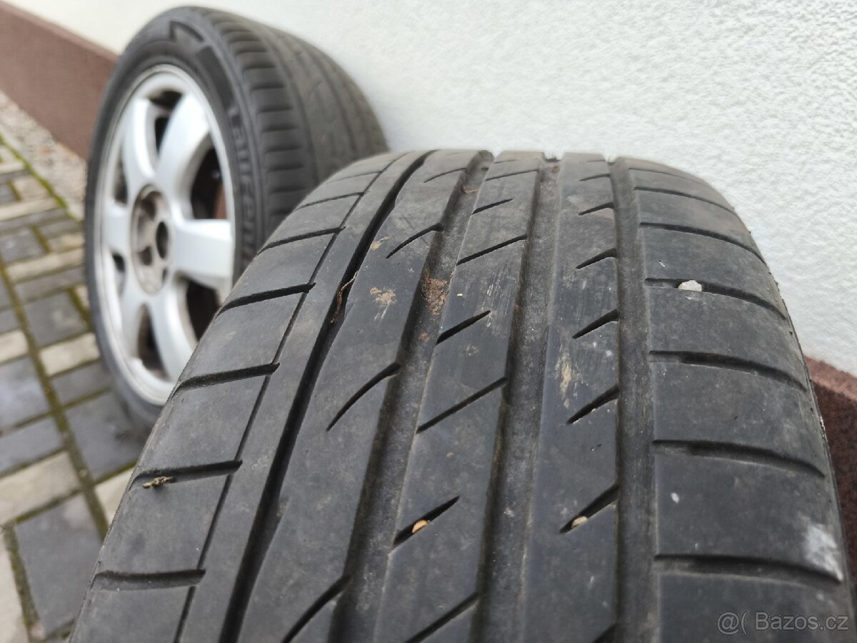 ALU kola R15 Škoda Fabia (5x100) + pneu - 6