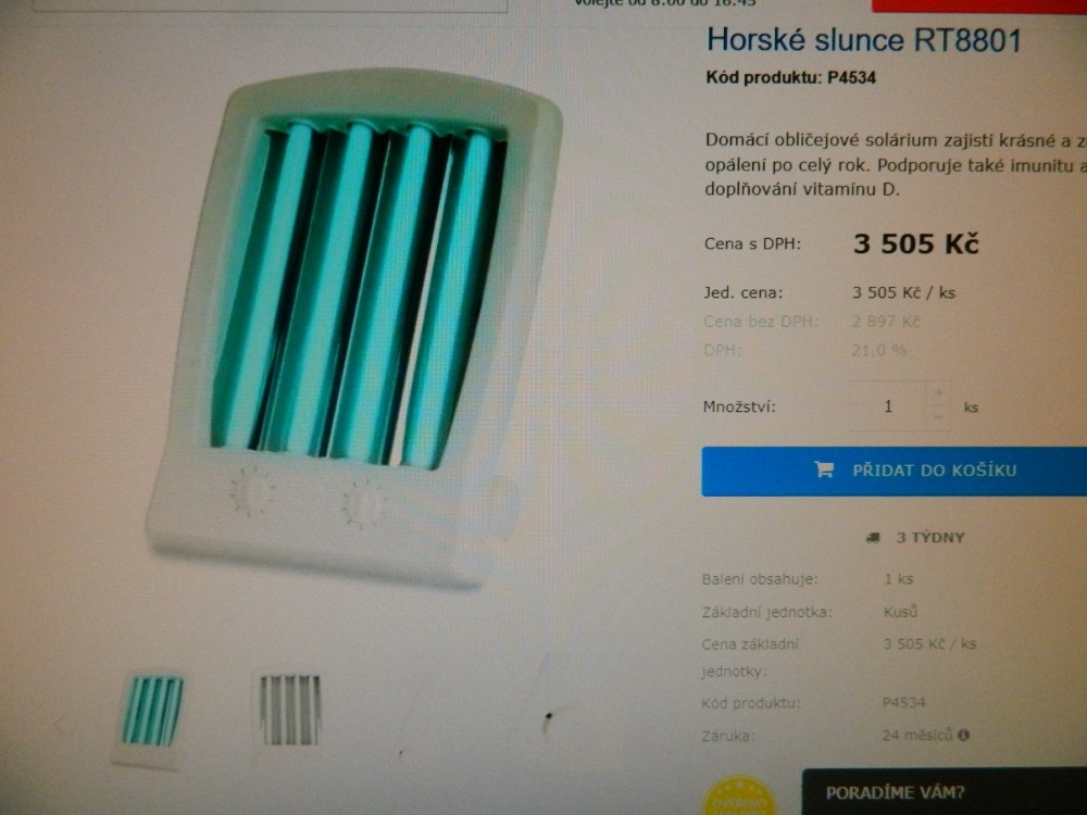 Obličejové solárium - 6