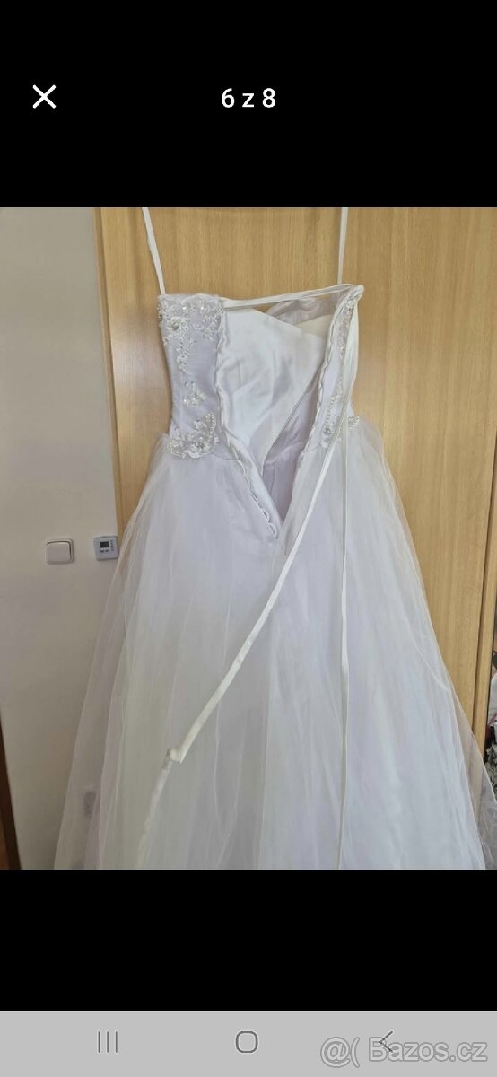 Svatební šaty 38-40 - 6
