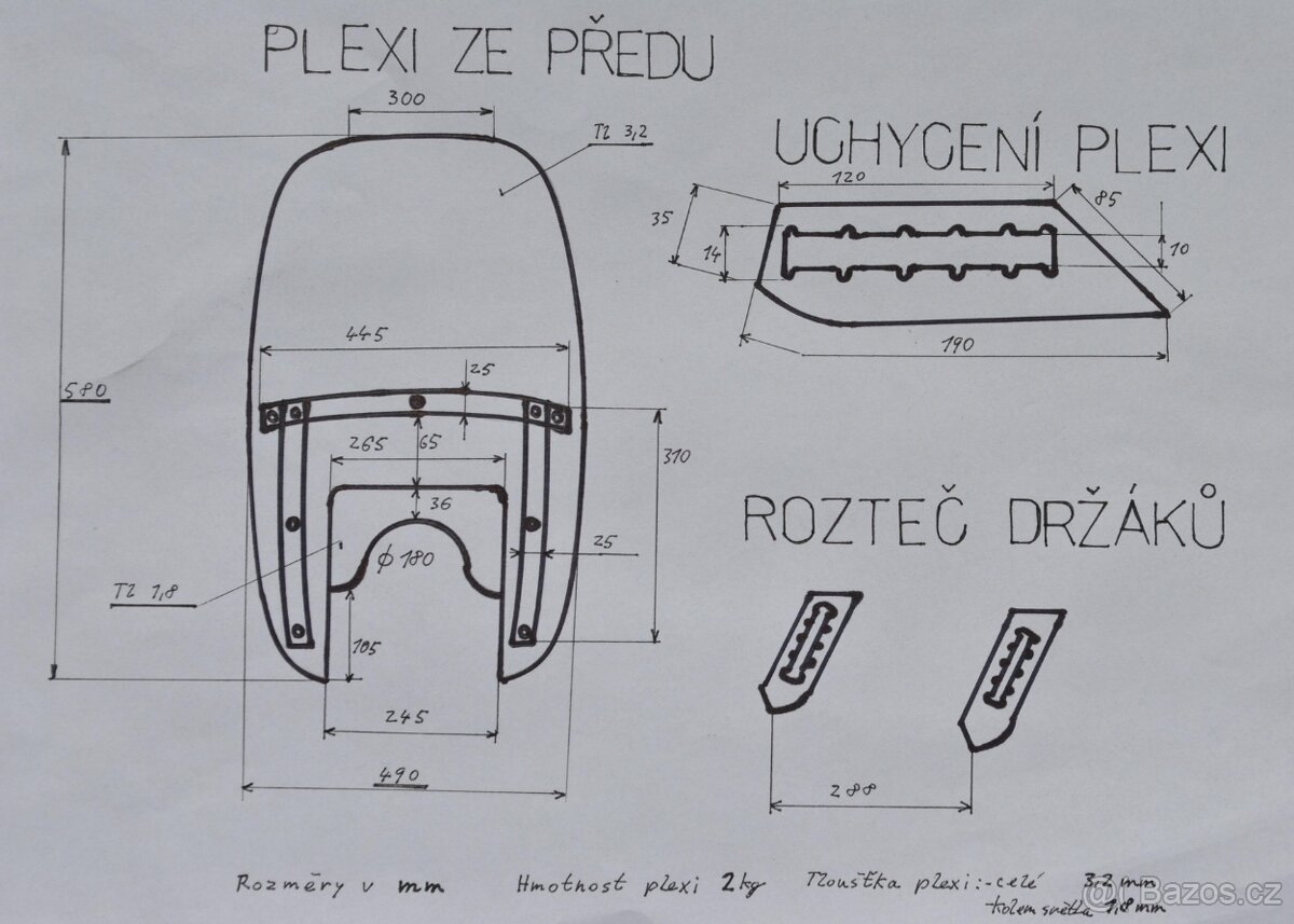 Plexi štít Powerbronze - 6