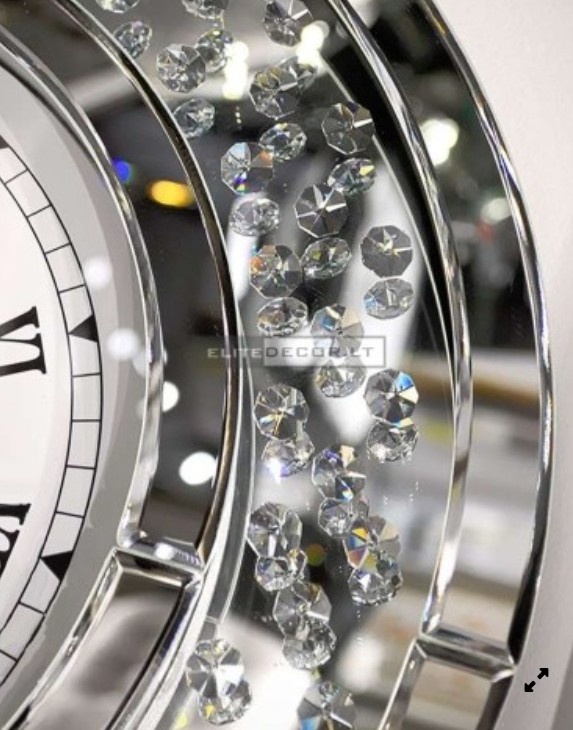 Designové nástěnné zrcadlové hodiny 1/2 ceny - 6