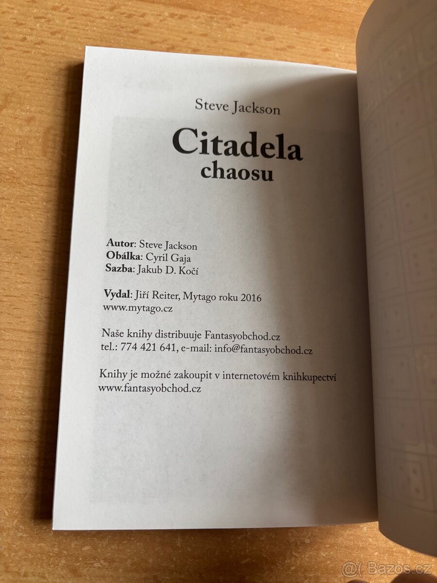 Citadela Chaosu - Gamebook - 6