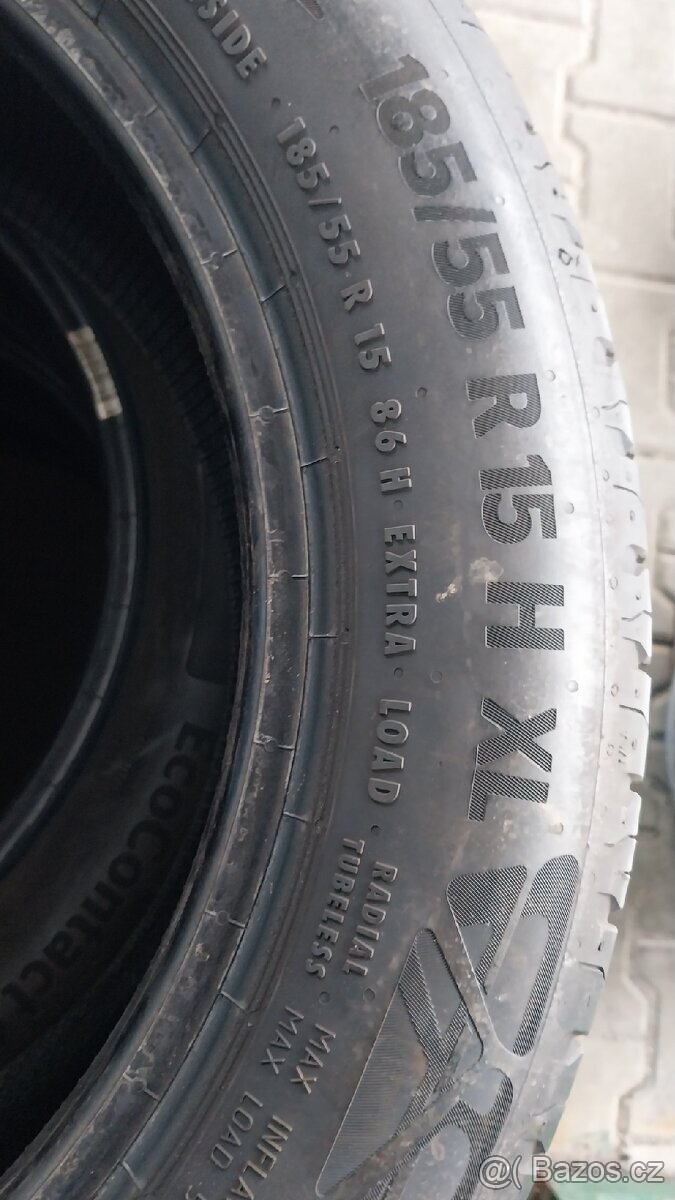 Prodám 4 x letní pneu Continental 185/55/15 - 6