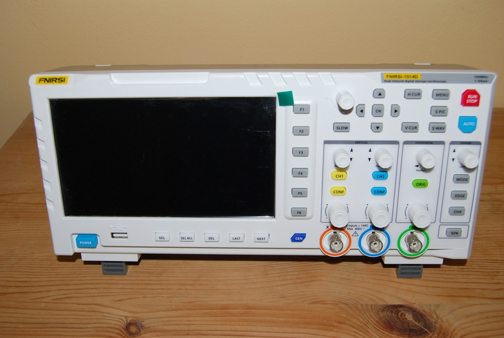 Osciloskop FNIRSI 2x100MHz s generátorem 10MHz NOVÝ - 6