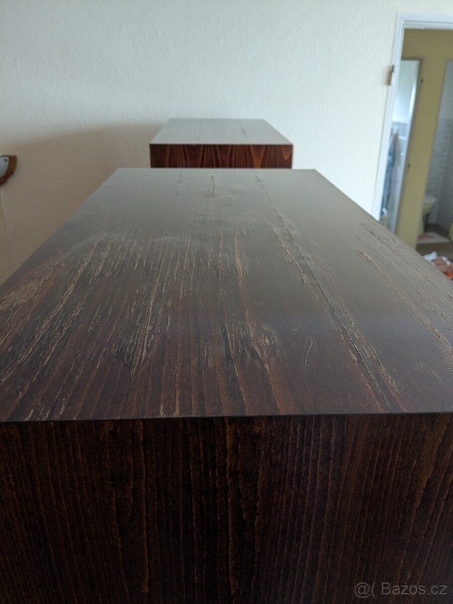 Dřevěná obývací stěna / sestava - 6