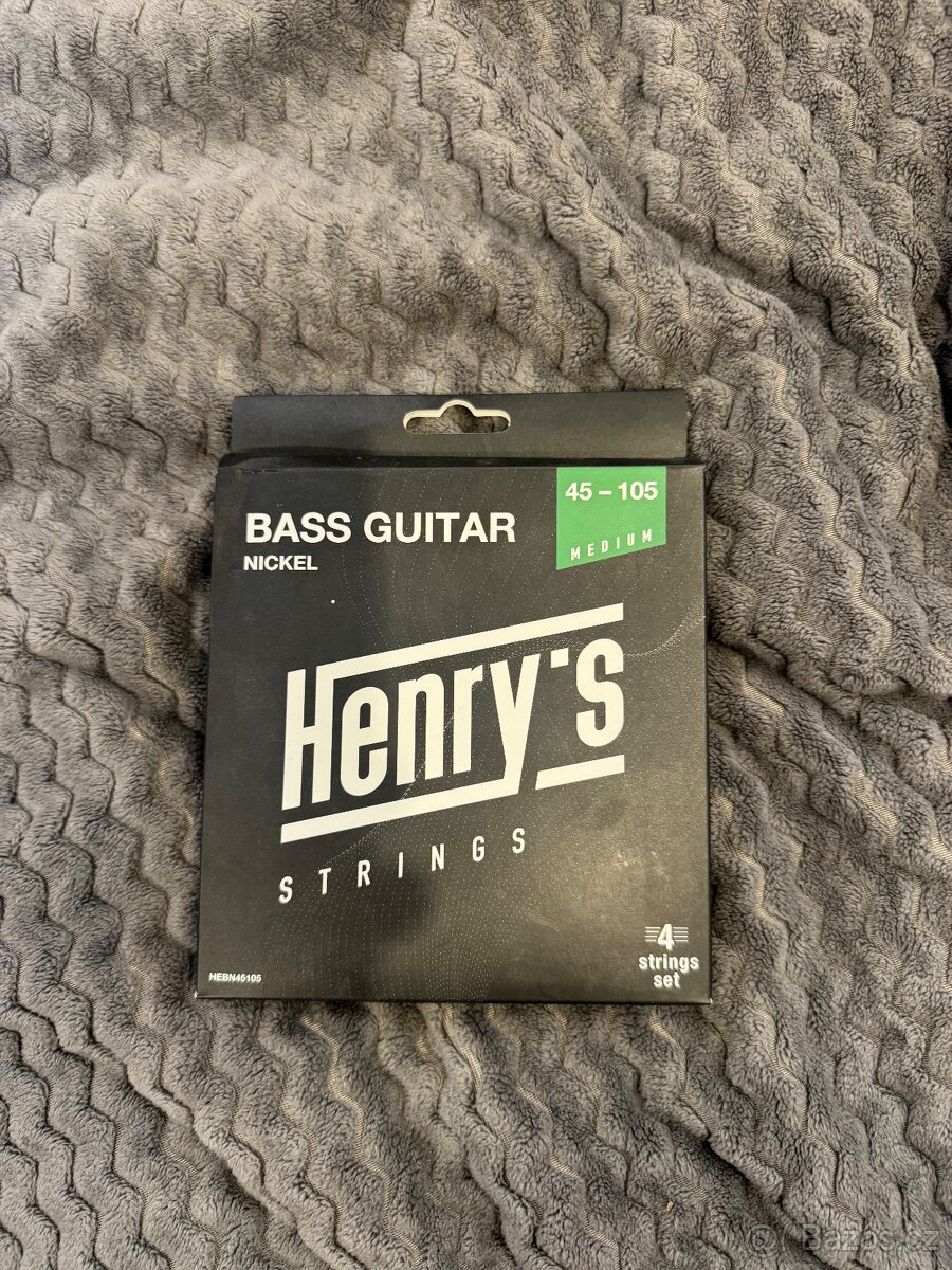 Prodám baskytaru pro leváky k tomu: kombo+stojan+sadu strun - 6