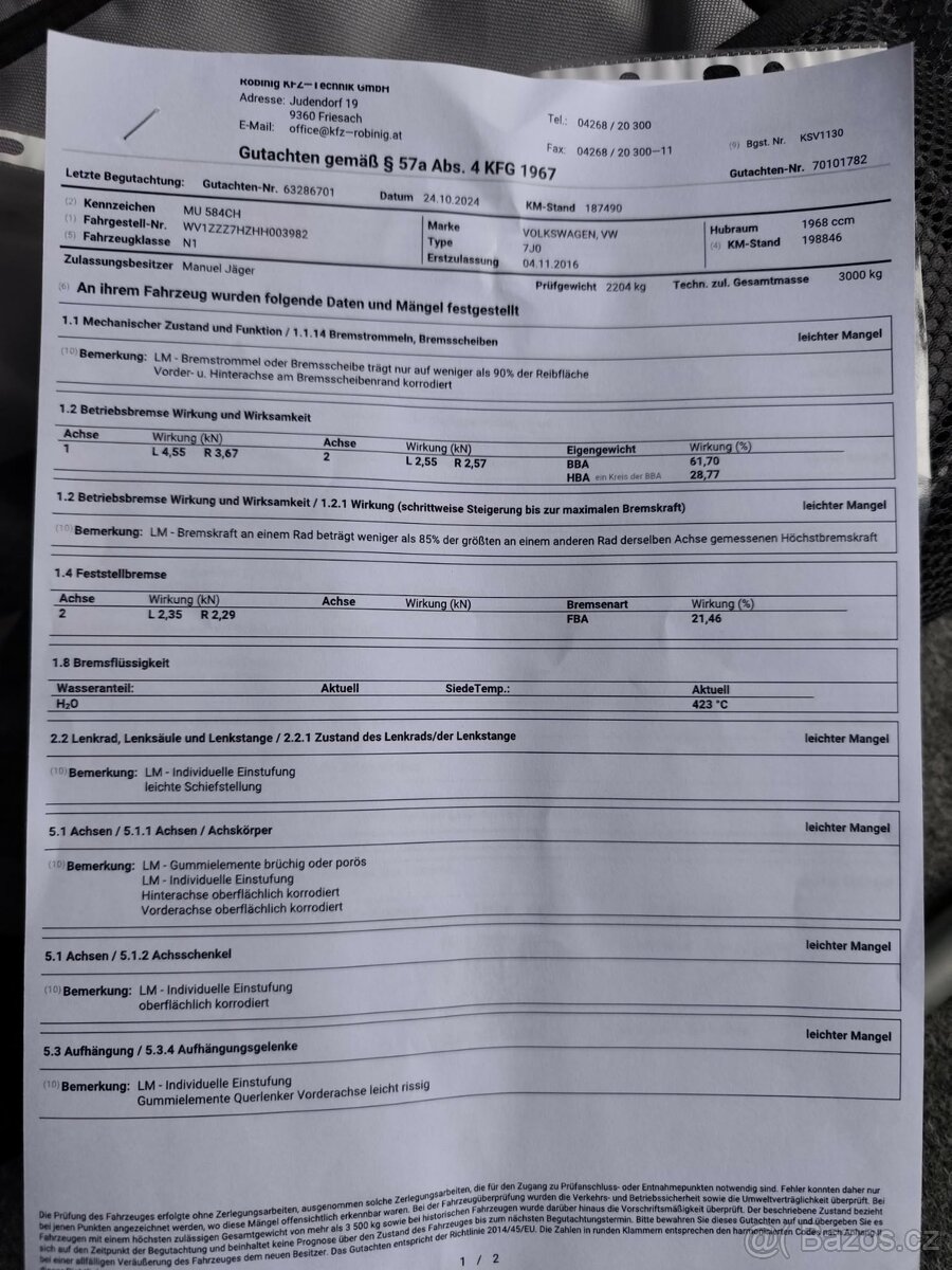 VW T6 110kW 4motion dlouhá 4x4 - 6