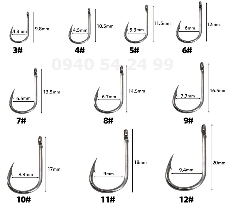 Rybolov - háčiky na ryby - 6