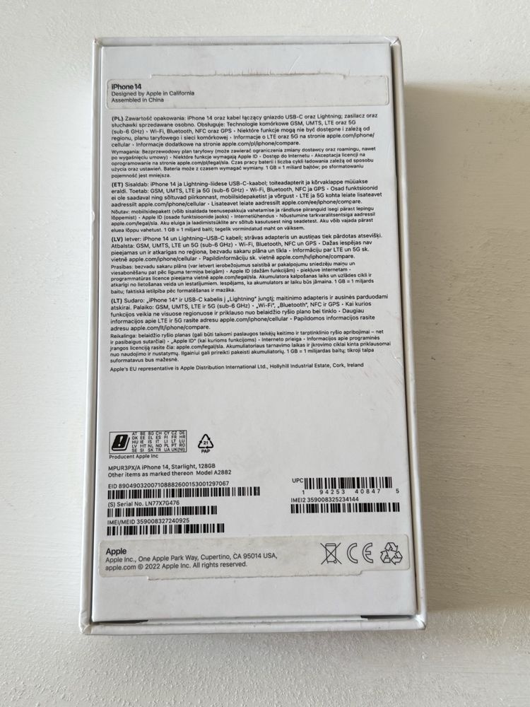 iPhone 14 bílý 128 GB - 6