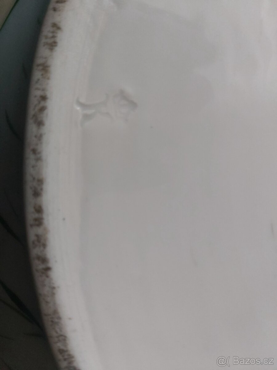 Secesni, ručně malovaná mycí souprava - 6