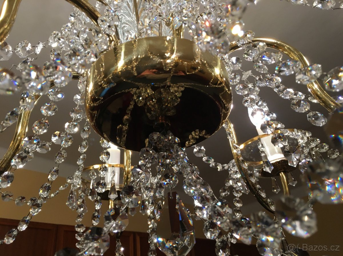 Prodám klasický křišťálový lustr - 6