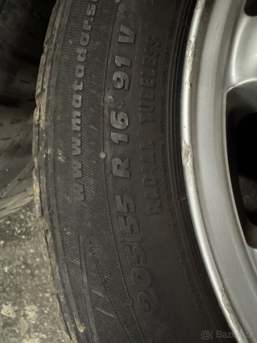 Disky Ronal MB W210 16” + letní pneu - 6