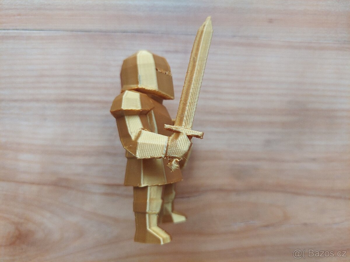 Nová figurka zlatý rytíř, zbrojnoš, středověk, rytíři SLEVA - 6