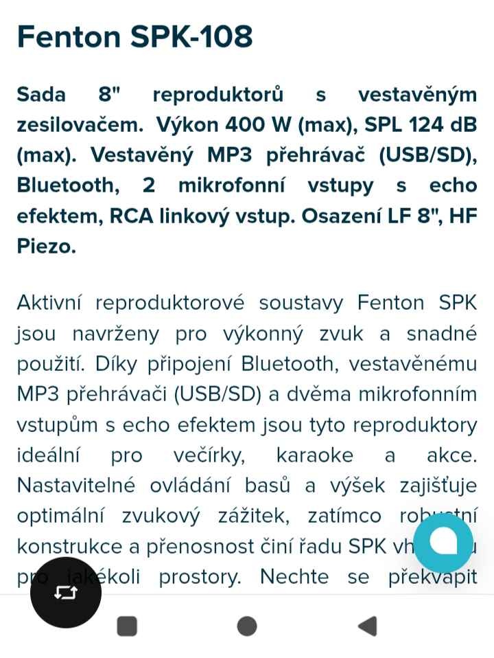 Repráky Fenton - 6