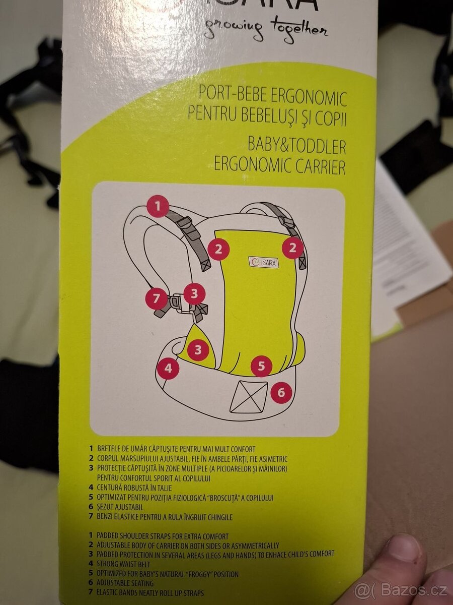 Ergonomické nosítko Isara, rostoucí - 6