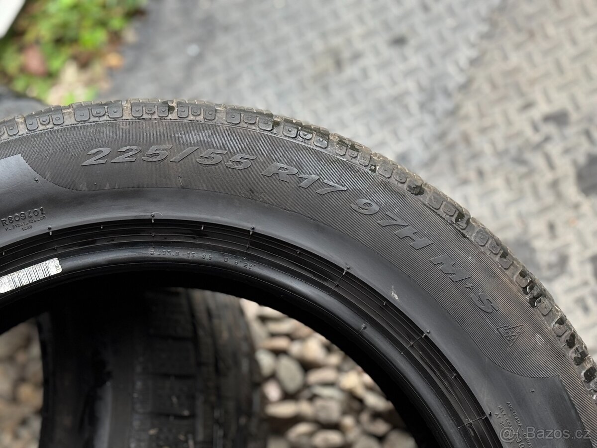 225/55/17 - Pirelli zimní pár pneu - 6