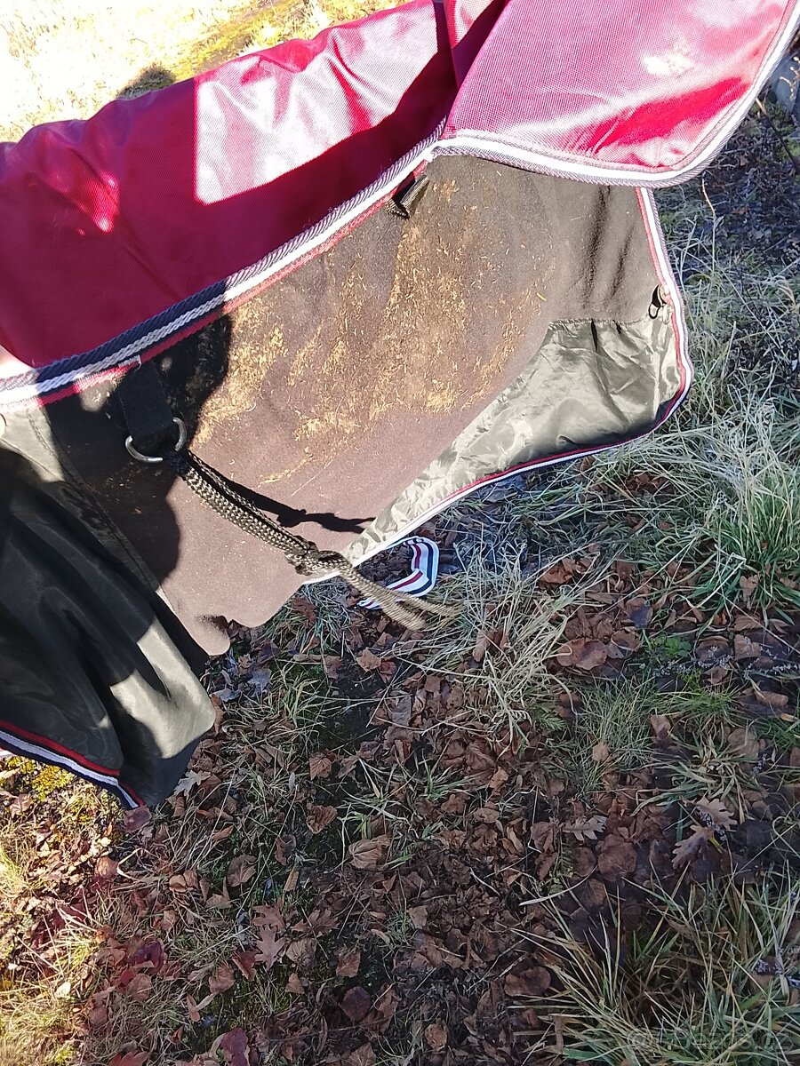 Výběhová deka Kentaur,s flees, se zvýš.krkem vel. 155, 1680D - 6