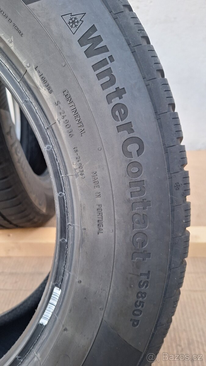 2ks zimní pneu Continental 215/65 R17 6+mm Kodiaq - 6