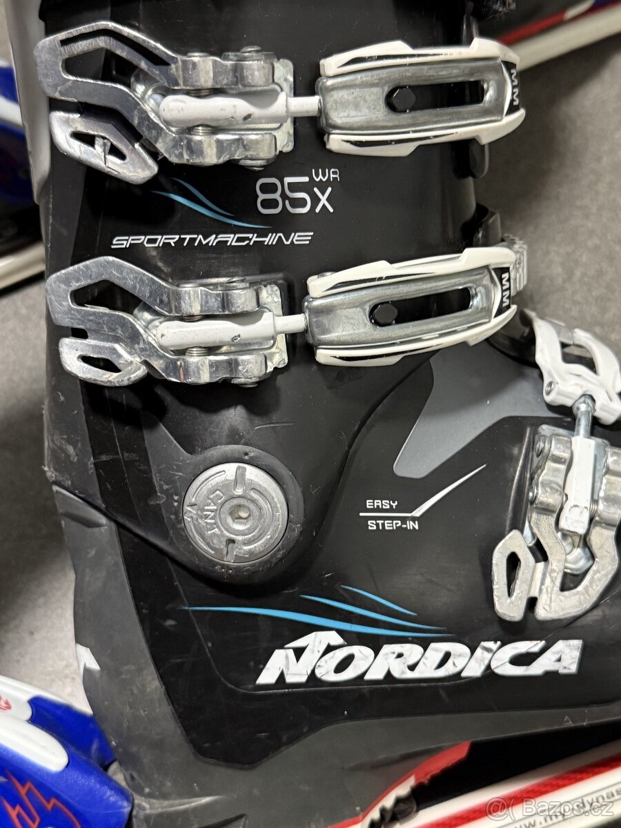 lyže 130cm+ lyžáky 40 - 6