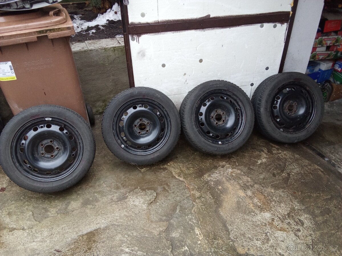Sada zimních pneu 195/55r15+plechace - 6