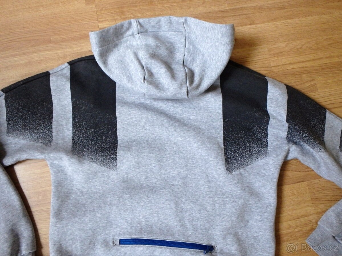 Světle šedá mikina - Adidas - 6