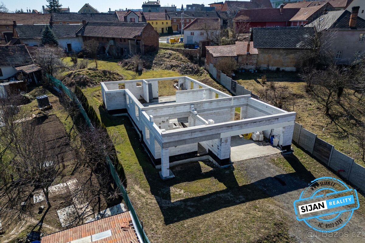 Prodej rozestavěného domu, pozemek 1 236 m² - Určice - 6