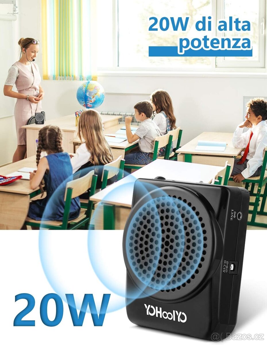 Yohoolyo Mini zesilovač + bezdrát. mikrofon - 6