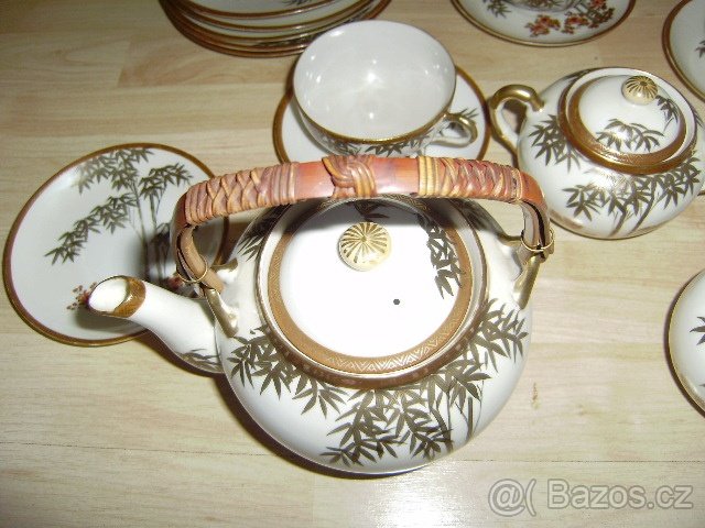 STARÝ JAPONSKÝ ČAJOVÝ SERVIS - 6