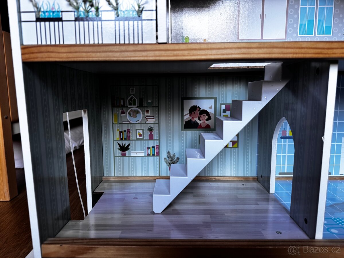 Domeček pro panenky s vybavením - 6