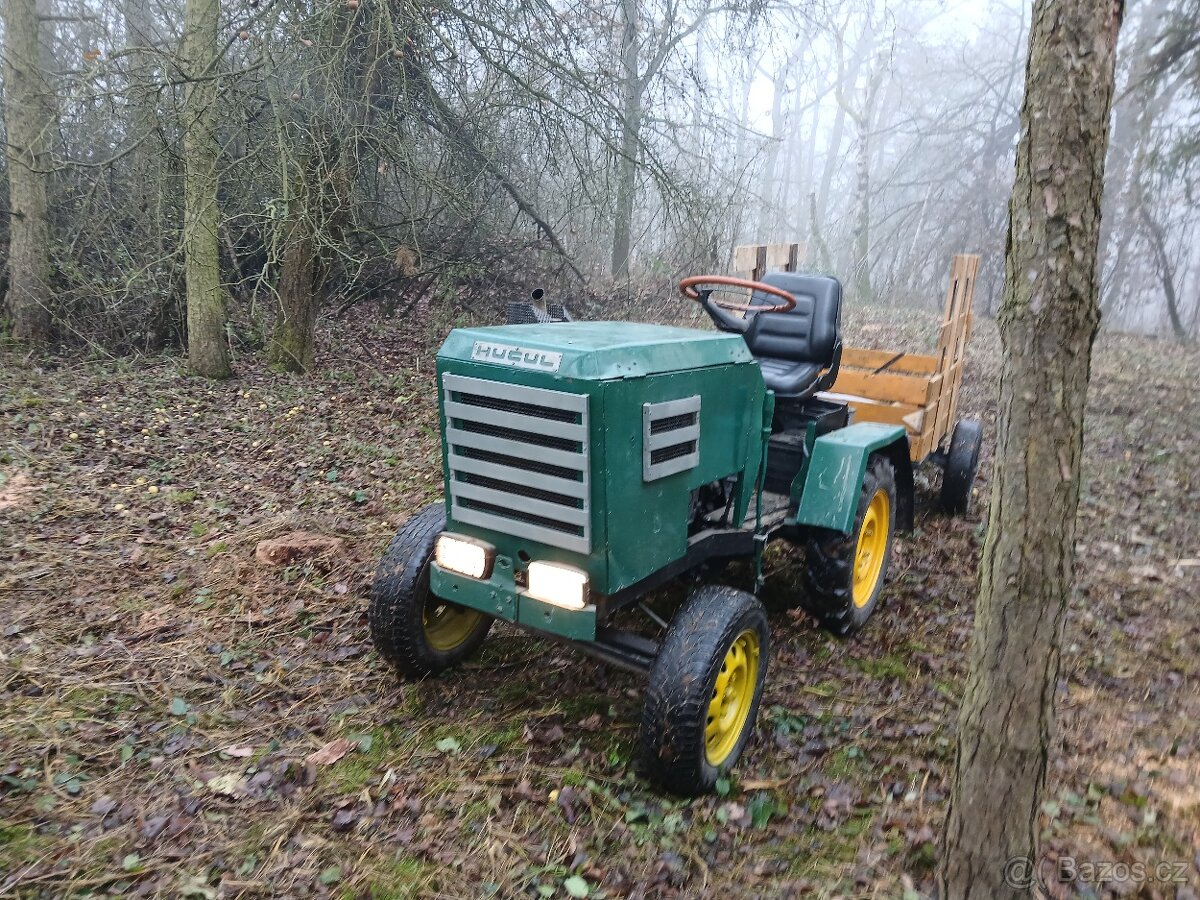 Traktůrek domaci vyroby + vlek - 6