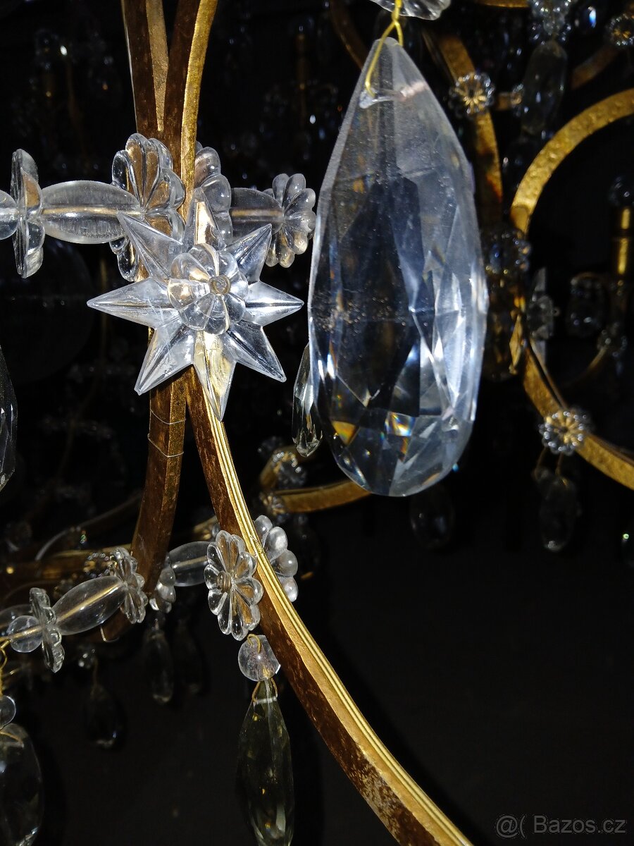 Prodám unikátní zámecký lustr, Lustry Bronze d'Art Français - 6