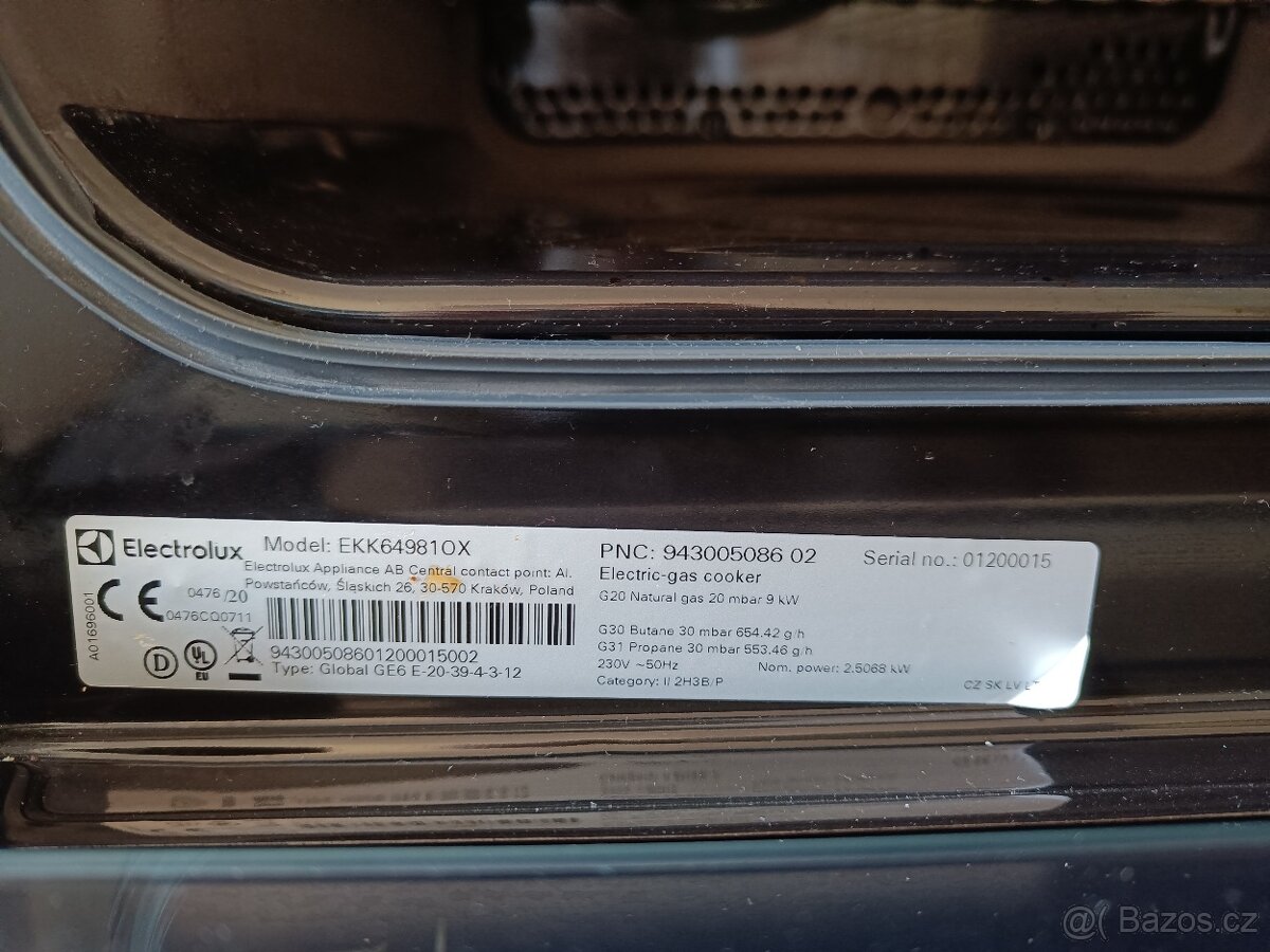 Kombinovaný sporák zn. Electrolux - 6