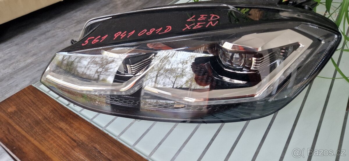 vw golf VII. hb i variant 4x kapota, blatníky světla dveře - 6