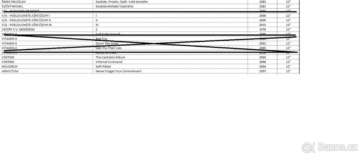 vinylové desky - mix žánrů-punk /metal /rock /mluvené slovo - 6