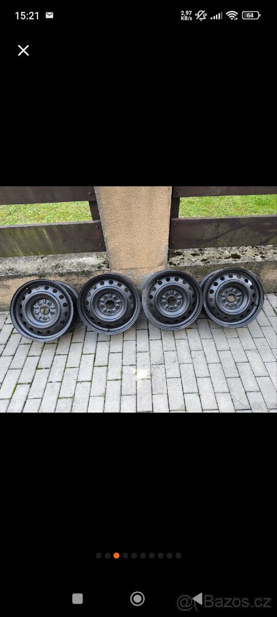 Toyota plechová kola 5x114.3ET45 - 6