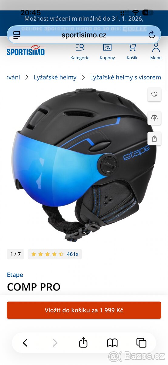 Lyžařská helma vel. L 61-63cm - 6