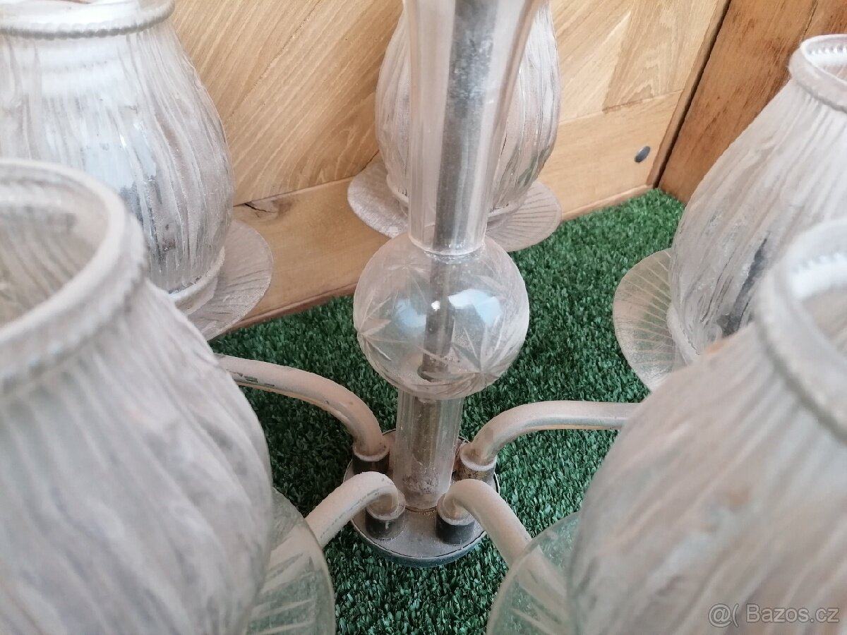 Prodám starožitný lustr - 6