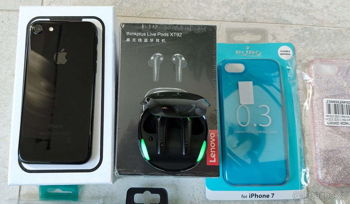 APPLE IPHONE 7, 100% BATERIE , PĚKNÝ STAV , - 6