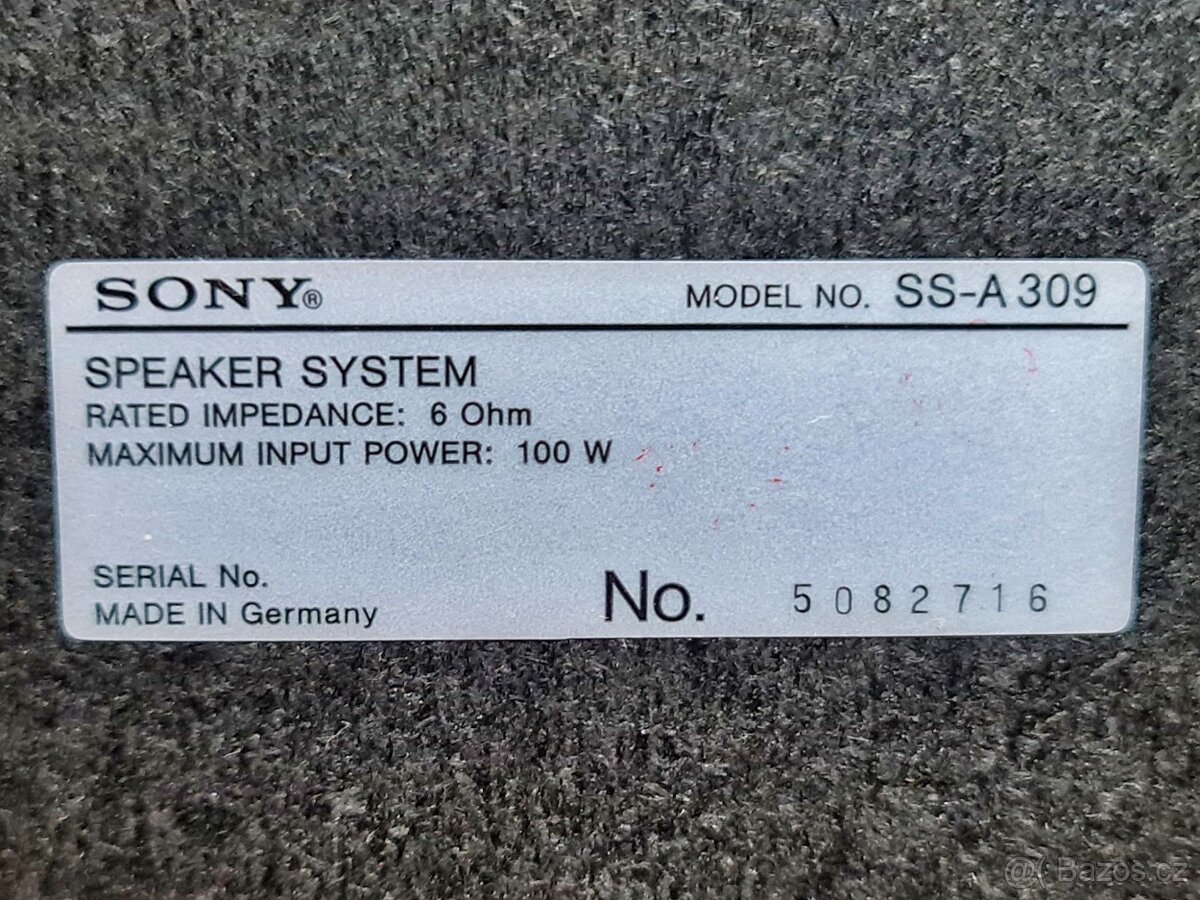 Reproduktory Sony SS-A 309 - 6