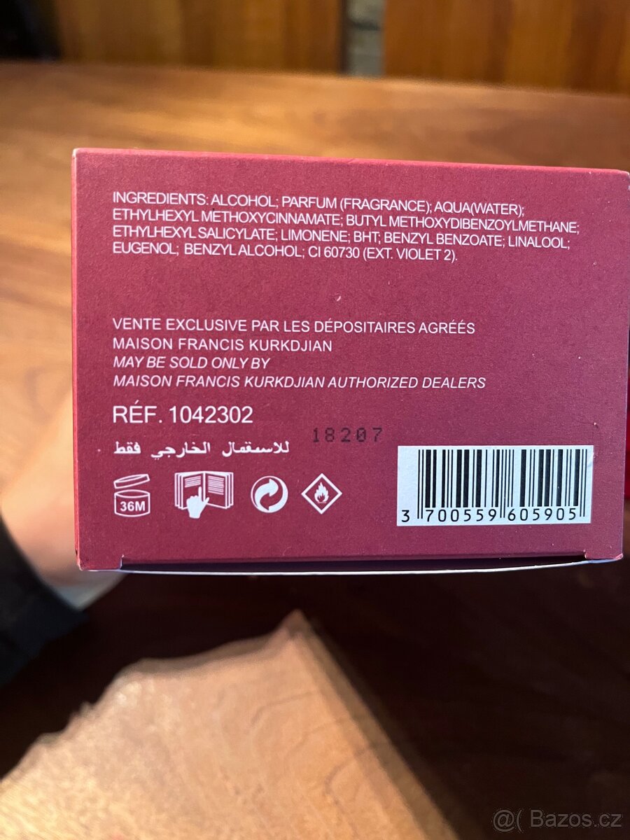 parfém maison francis kurkdjian paris baccarat rouge 540 - 6