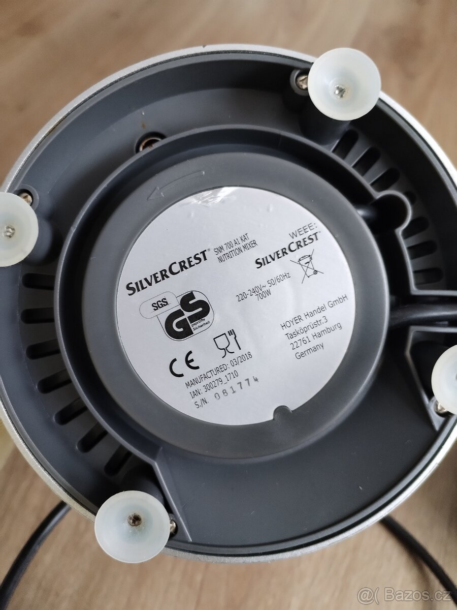 Výkonný mixér SilverCrest 700W - 6