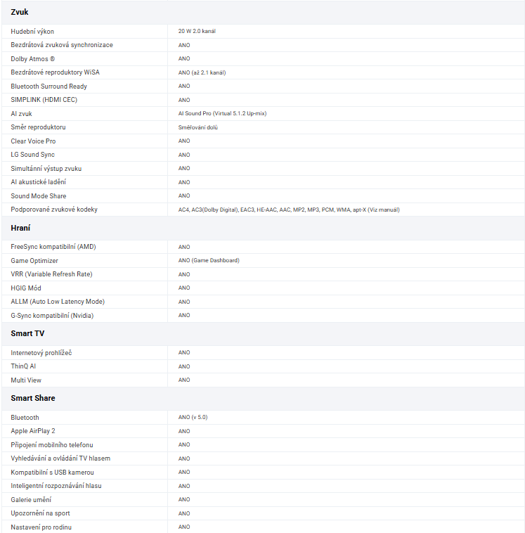 Prodám televizi 65 LG OLED65B33 - 6