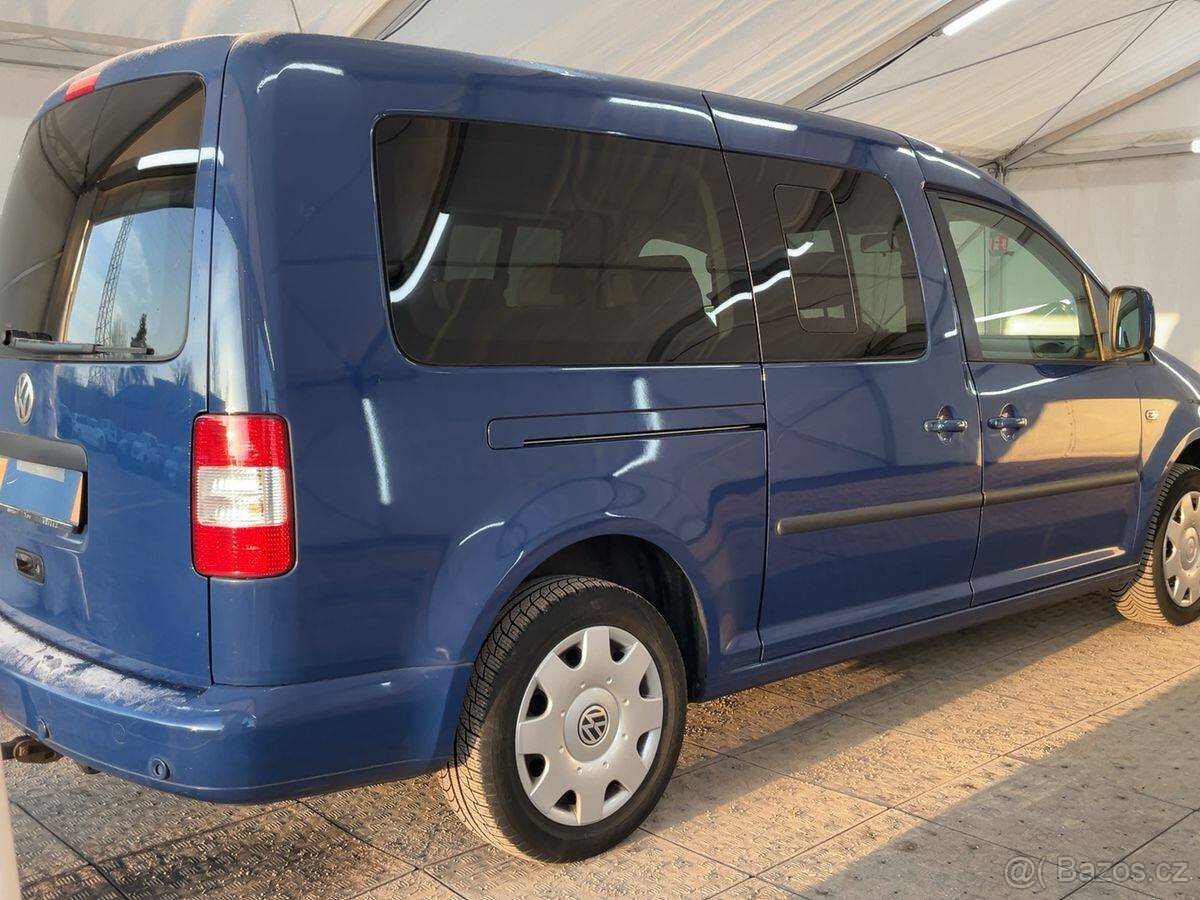 VW Caddy Maxi 1.9TDI 77kW 7.míst,tažné,serviska - 6