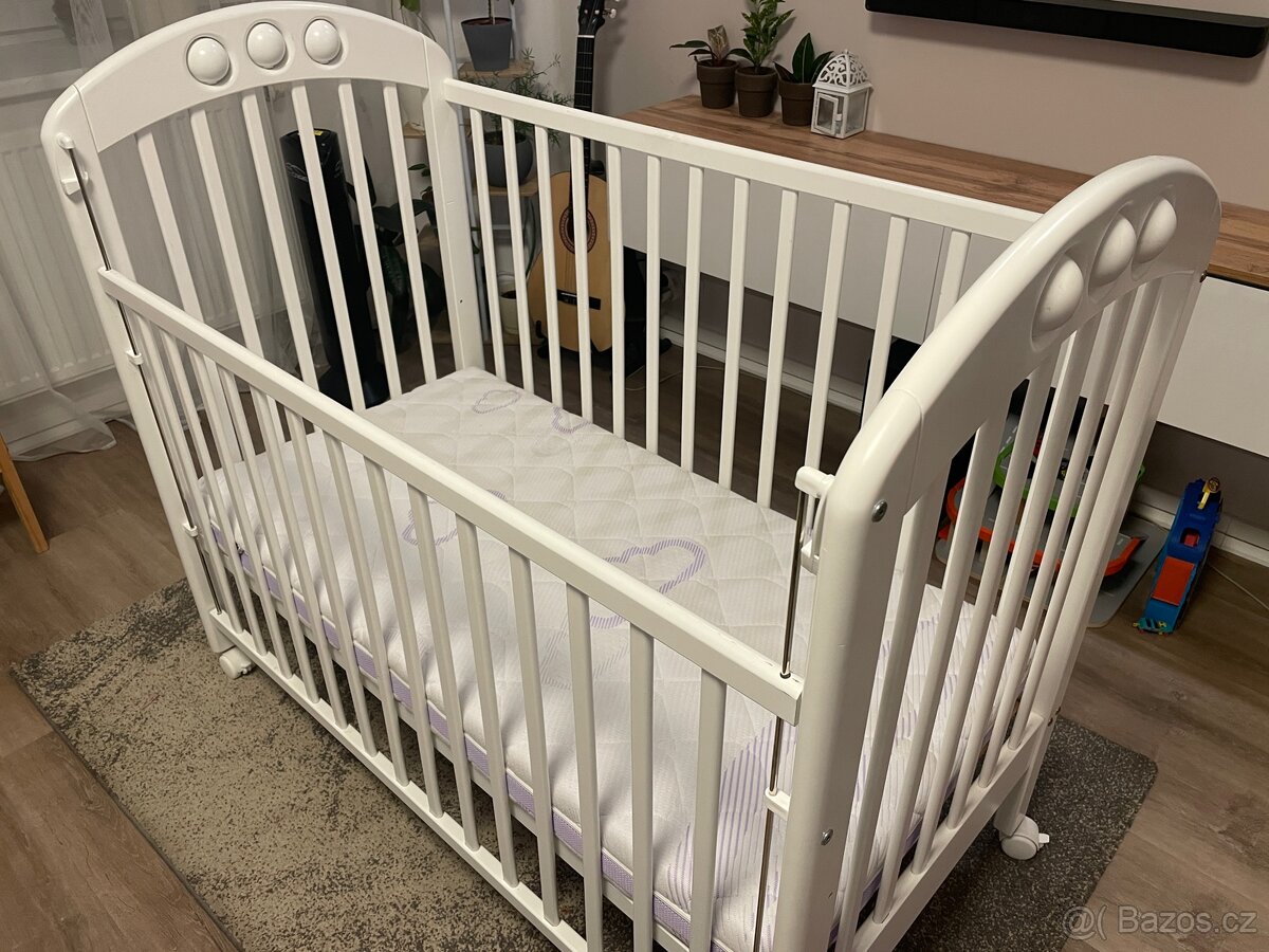 Dřevěná dětská postýlka Scarlett Atlanta - 6