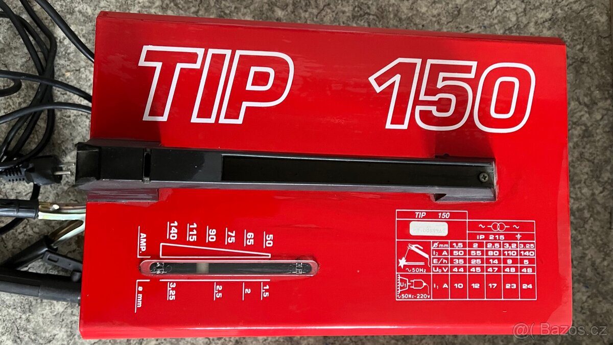 Prodám transformát. svářečku značky T.I.P. (model 150) - 6
