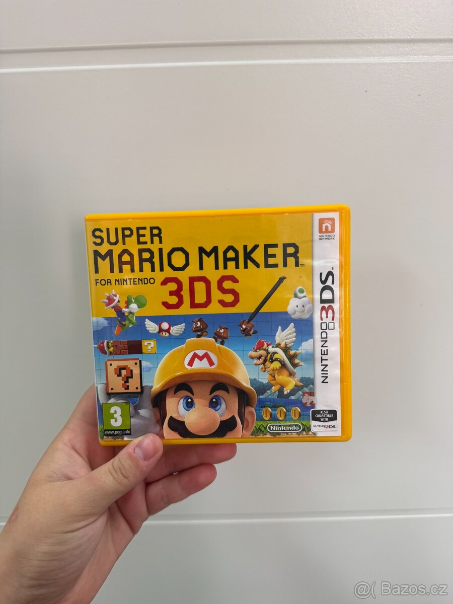 Nintendo 3DS Pink+ 5 her- pěkný stav - 6