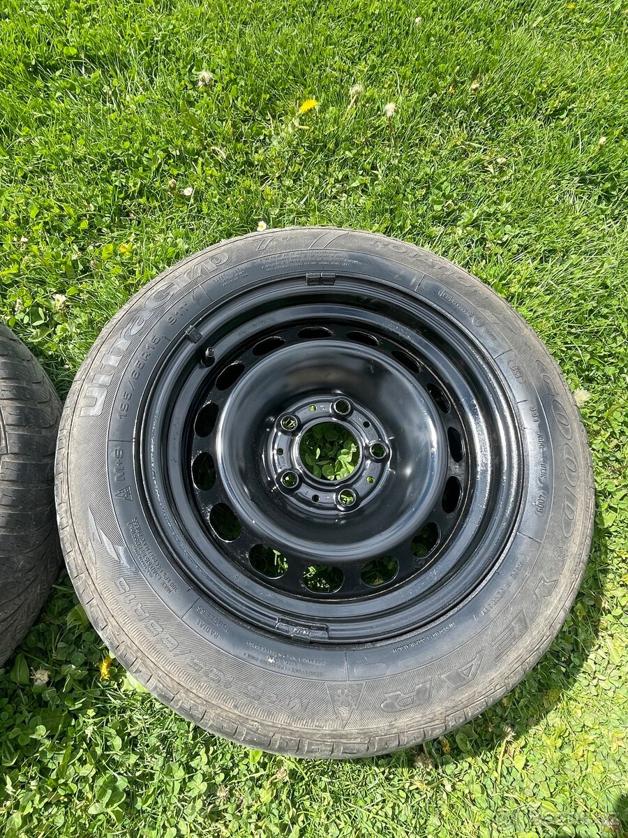 Plechové disky BMW e39 5x120 R15 - 6